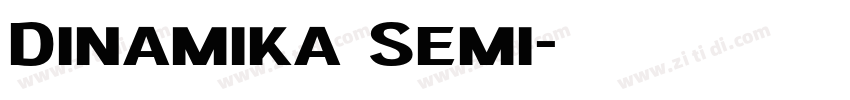 Dinamika Semi字体转换